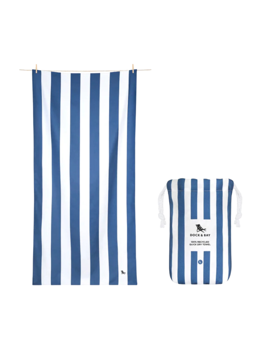 Dock & Bay | Quick Dry Towel - Whitsunday Blue