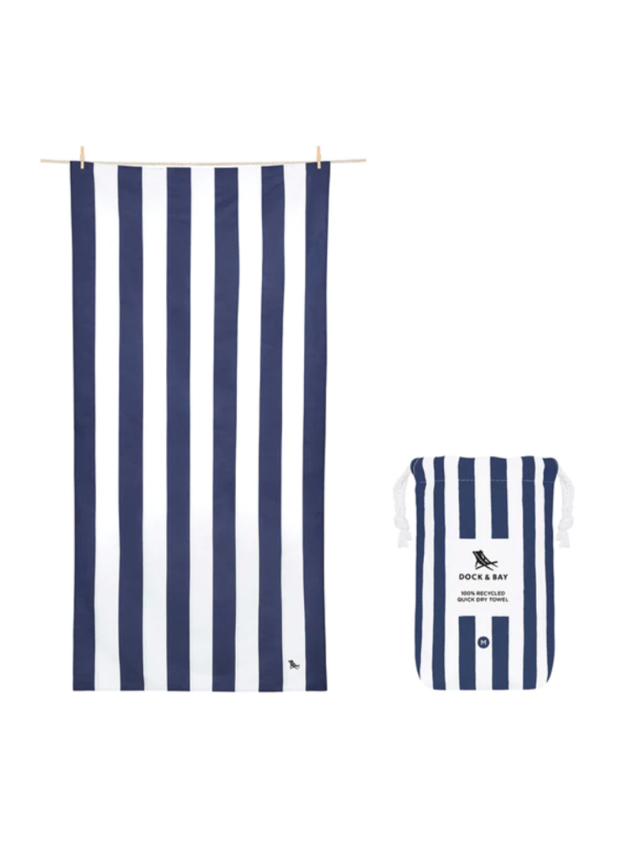 Dock & Bay | Kid's Beach Towel - Whitsunday Blue