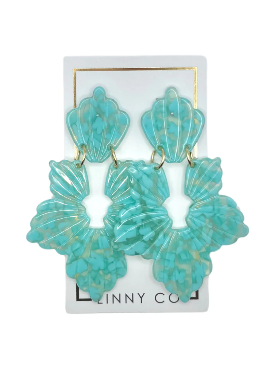 LINNY CO | Michelle Earrings - Aquamarine