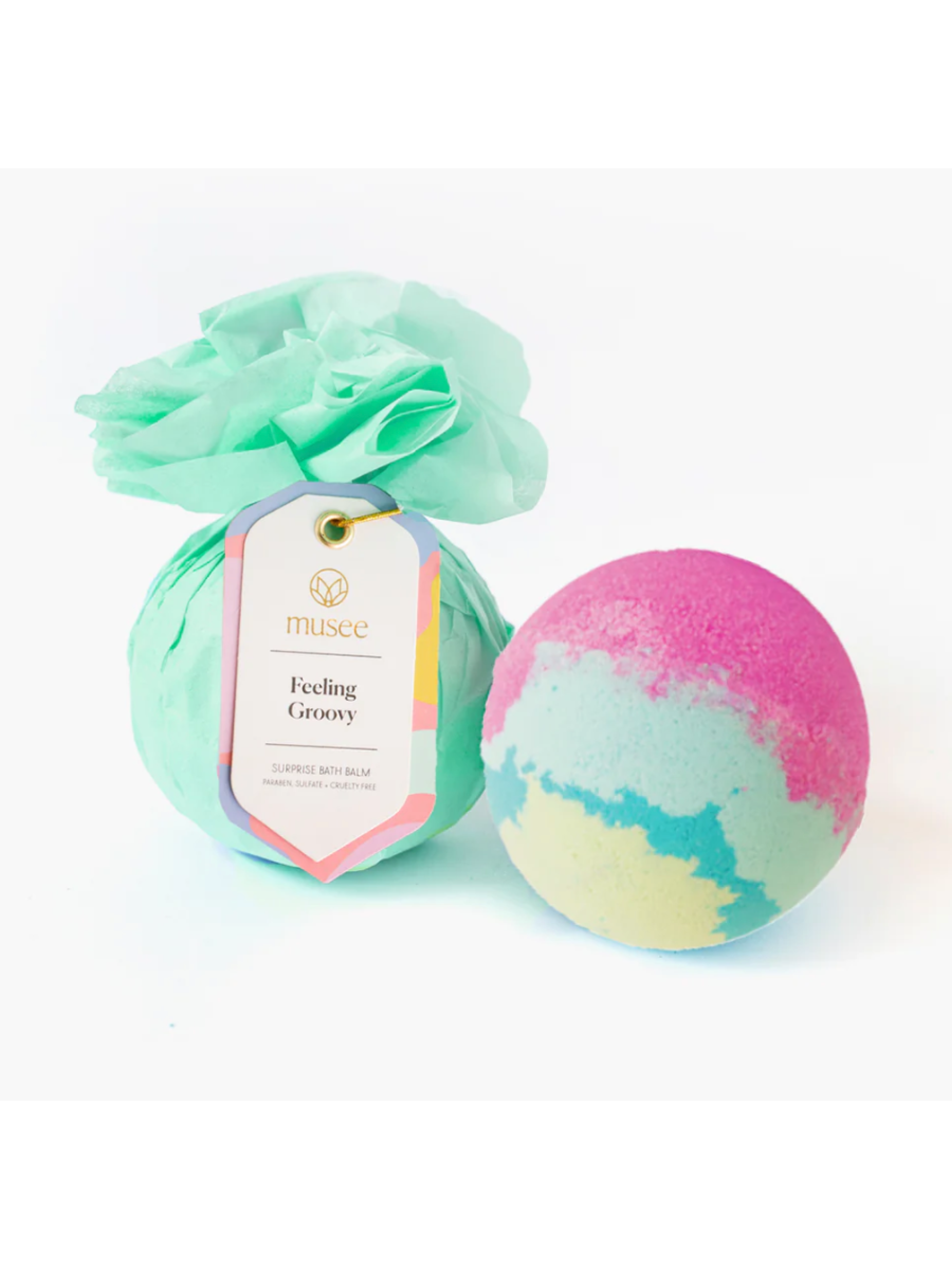 Musee Feeling Groovy Bath Balm Bath Bomb Green Gift Jincy's