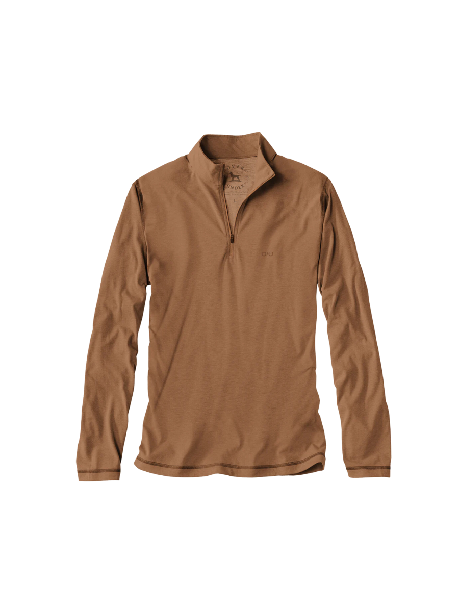 Over Under | Core Layer 1/4 Zip - Adobe Clay