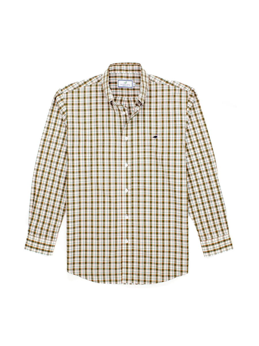 Properly Tied | YOUTH Seasonal Sportshirt - Olive Grove