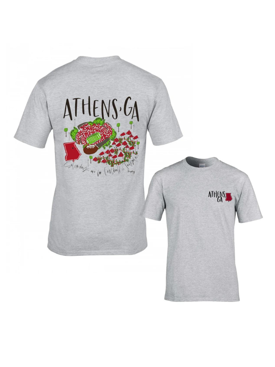 Athens, Ga Gameday Tee