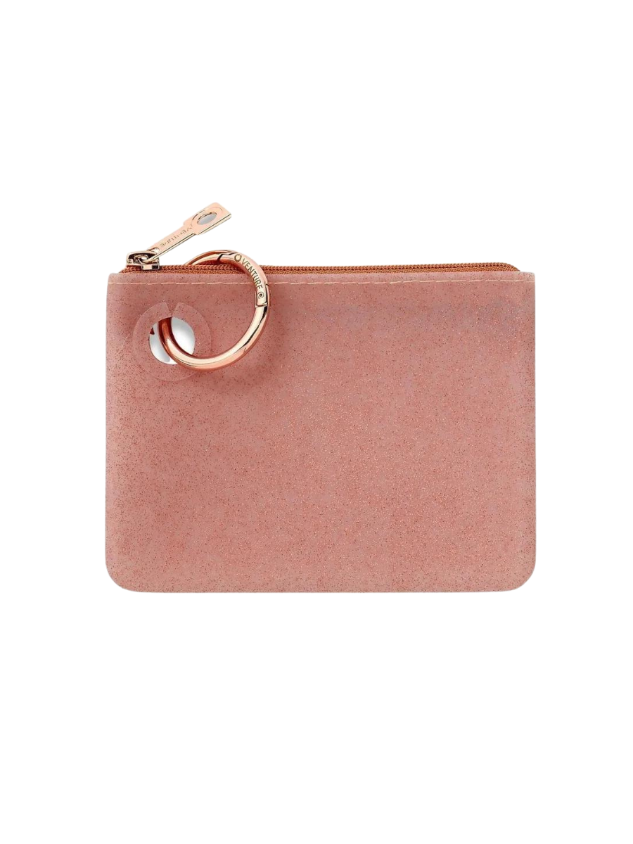 OVENTURE | Silicone Mini Pouch - Rose Gold Confetti