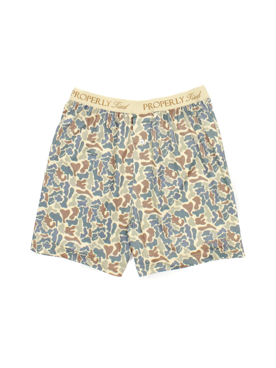 Properly Tied | Inlet Boxer - Field Camo