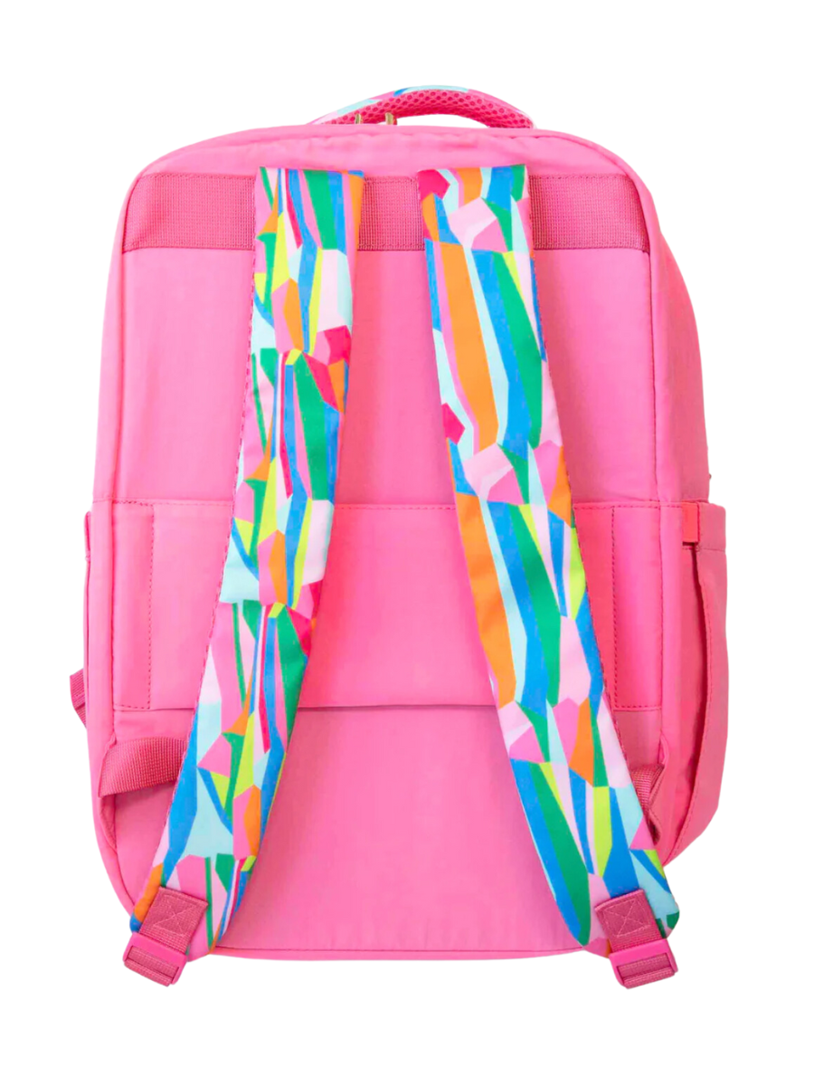 Mary Square | Travel Backpack - Pink