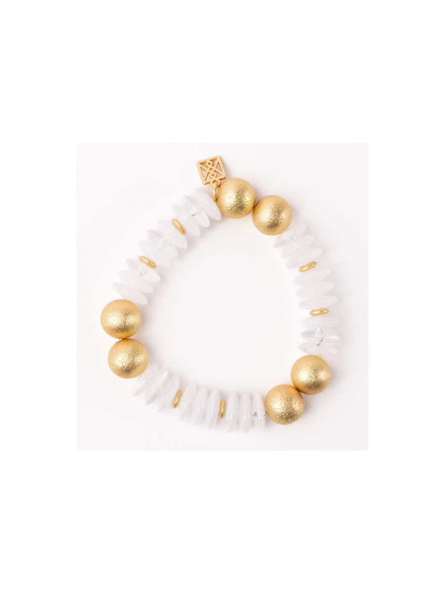 Michelle McDowell | James Bracelet - White