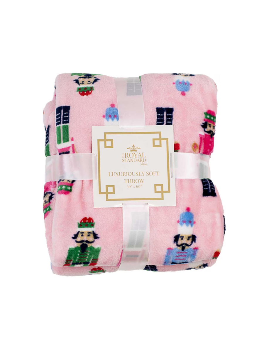 Nutcracker March Throw - Pink