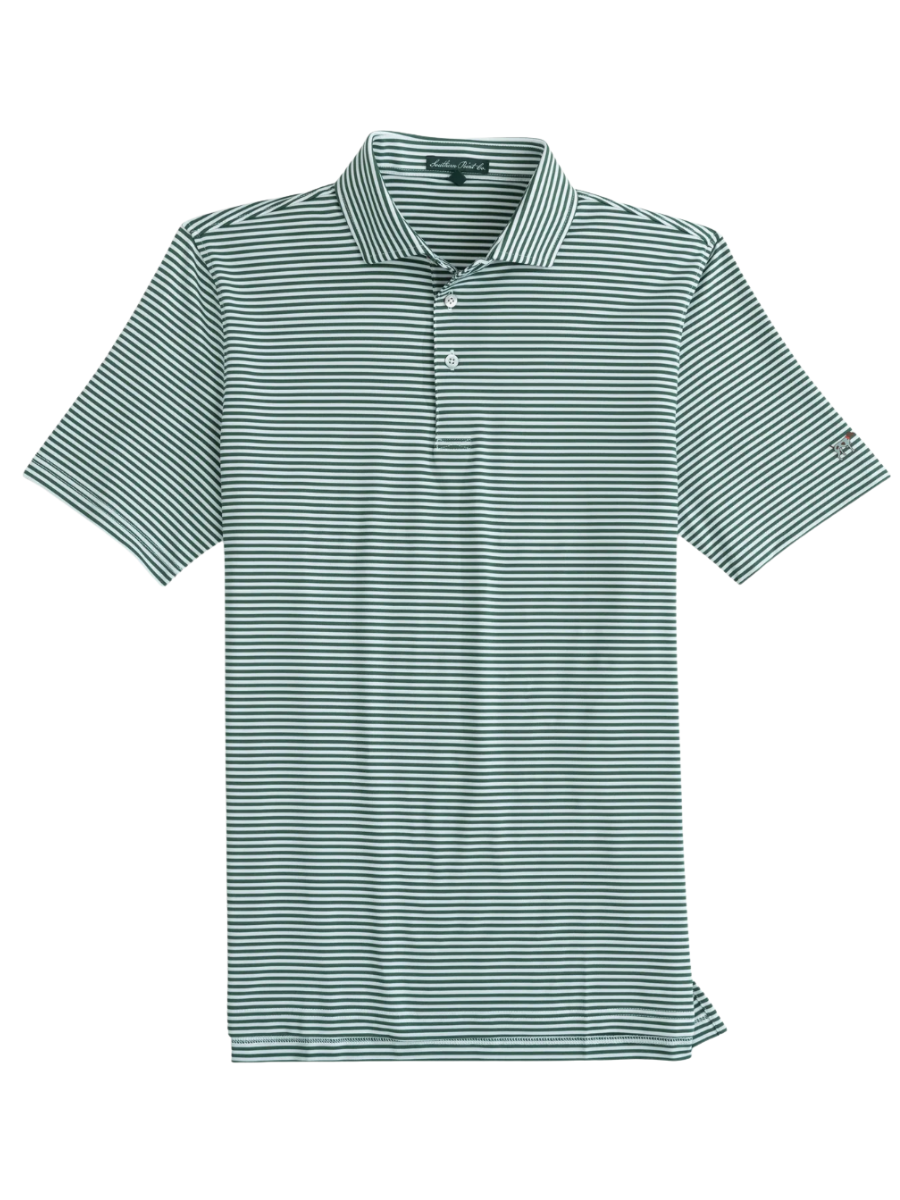 Southern Point Co. | YOUTH Performance Polo - Hunter/White