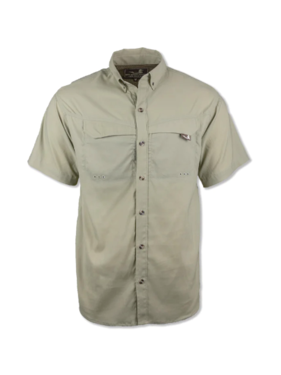 Dixie Decoys | Drifter Sport Shirt - Khaki | Jincy's Southern Exchange