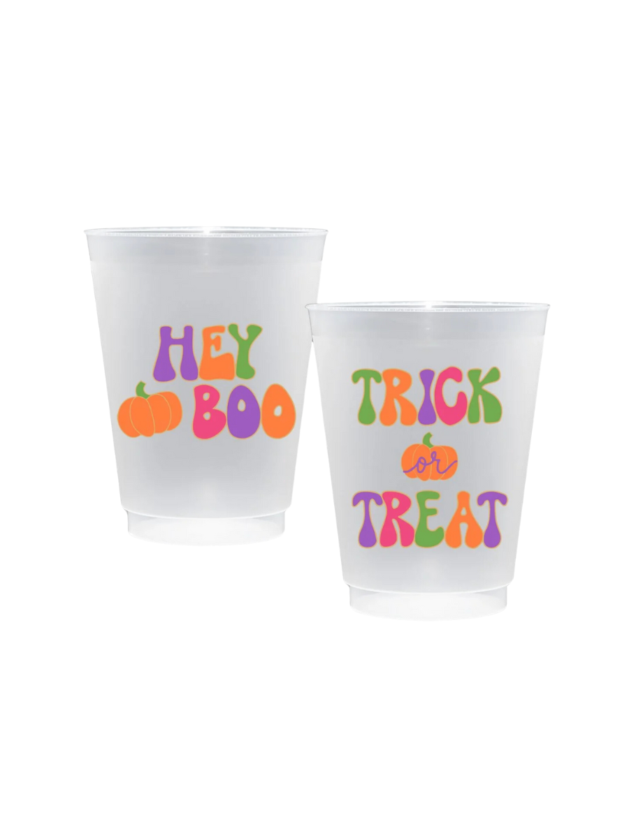 Canvas | Hey Boo - Trick or Treat Shatterproof Cups