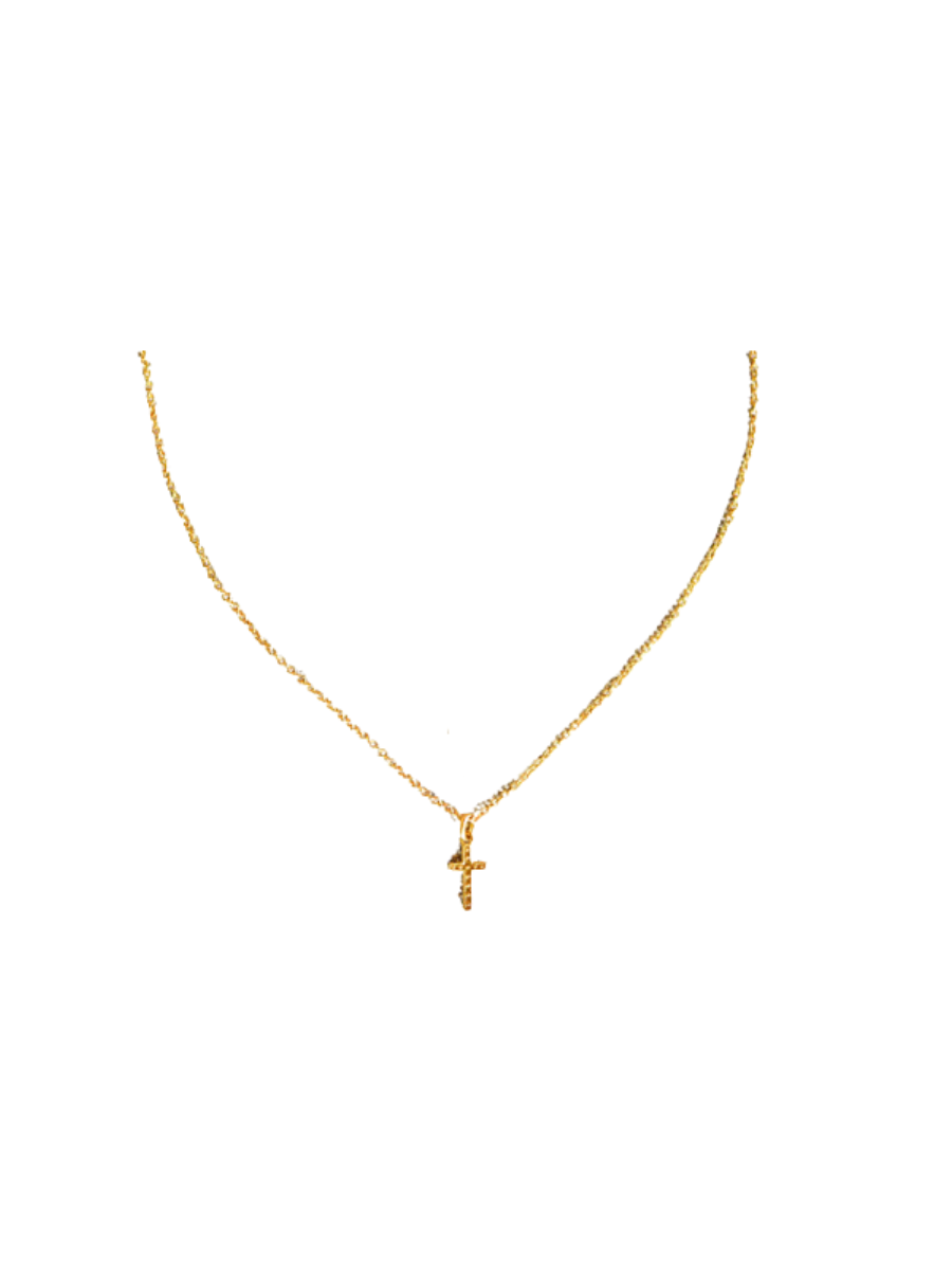 Tatum James Designs | YOUTH Cross Necklace - Gold