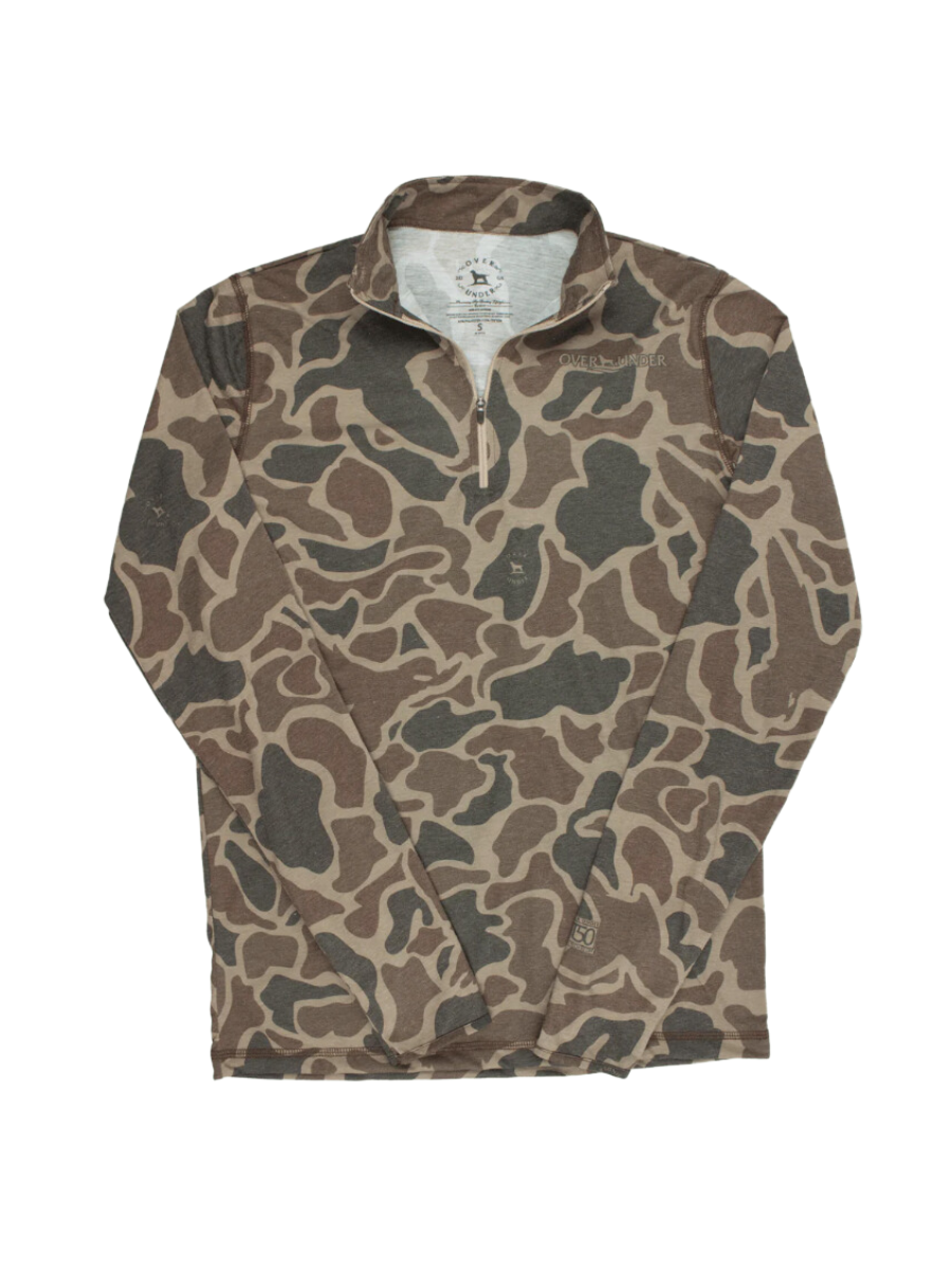 Over Under | Core Layer 1/4 Zip - Duck Camo