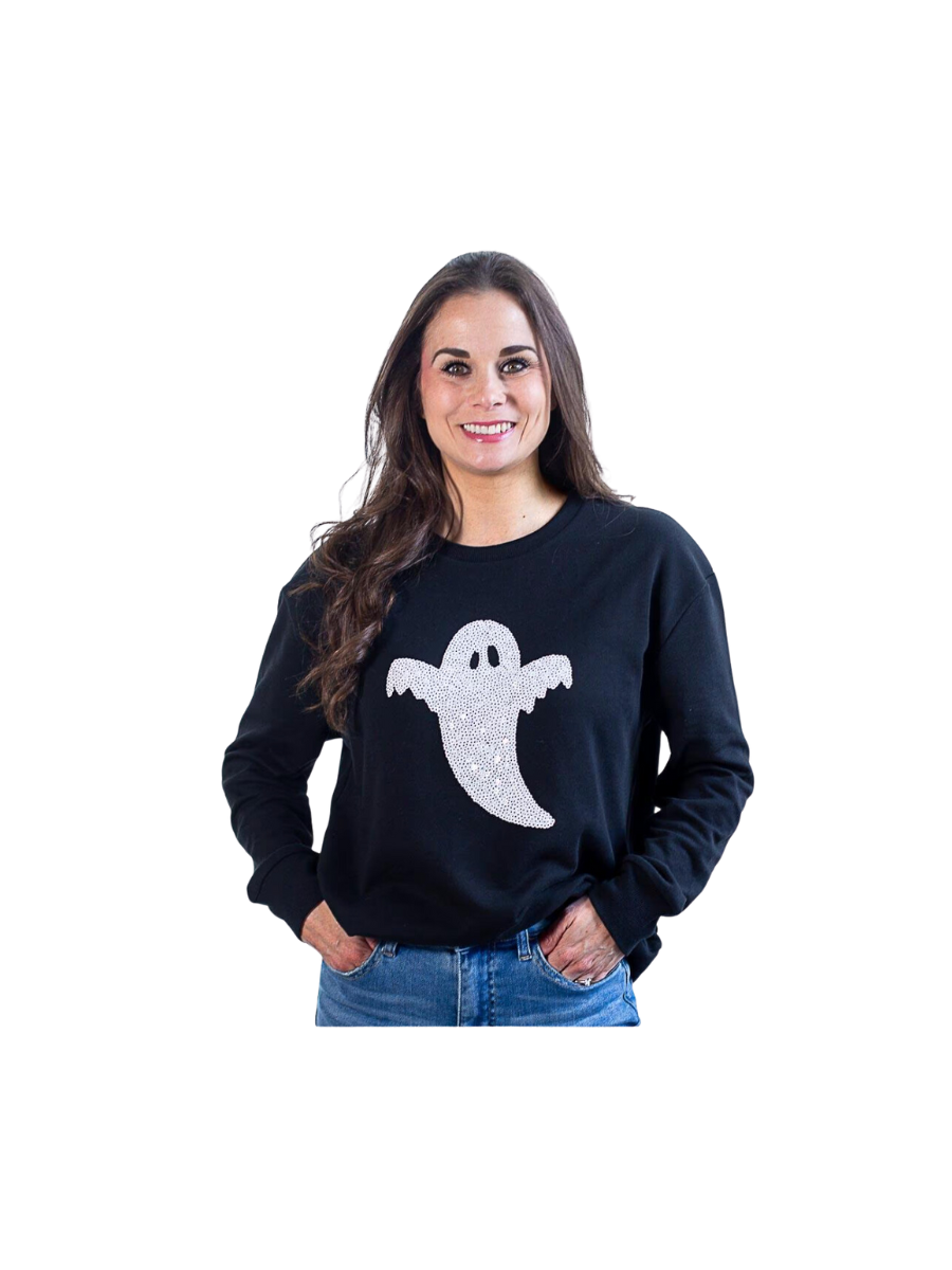 Ghost Sequin Sweatshirt