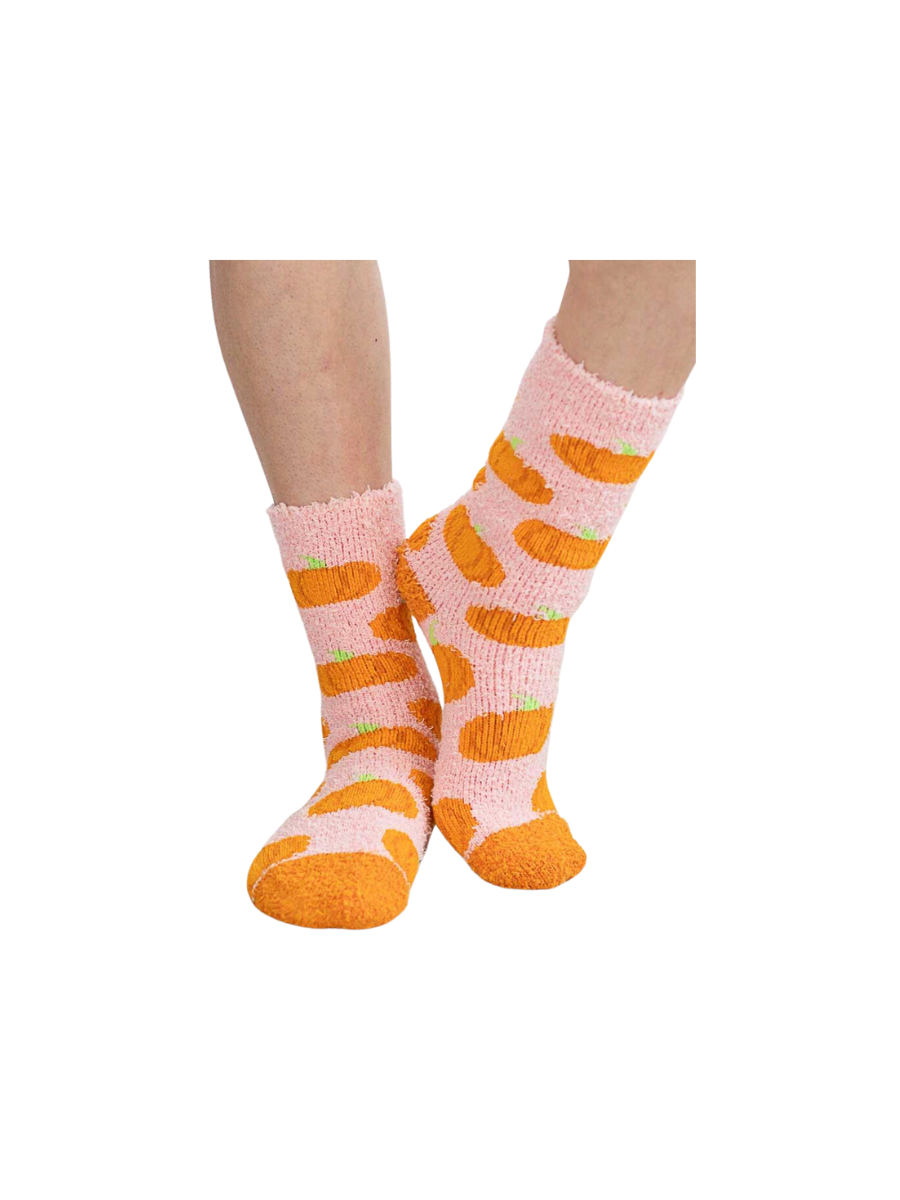 Pumpkin Snuggle Socks