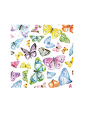 Rosanne Beck Boston International Multi Color Butterfly Napkins Spring Home Jincy's 