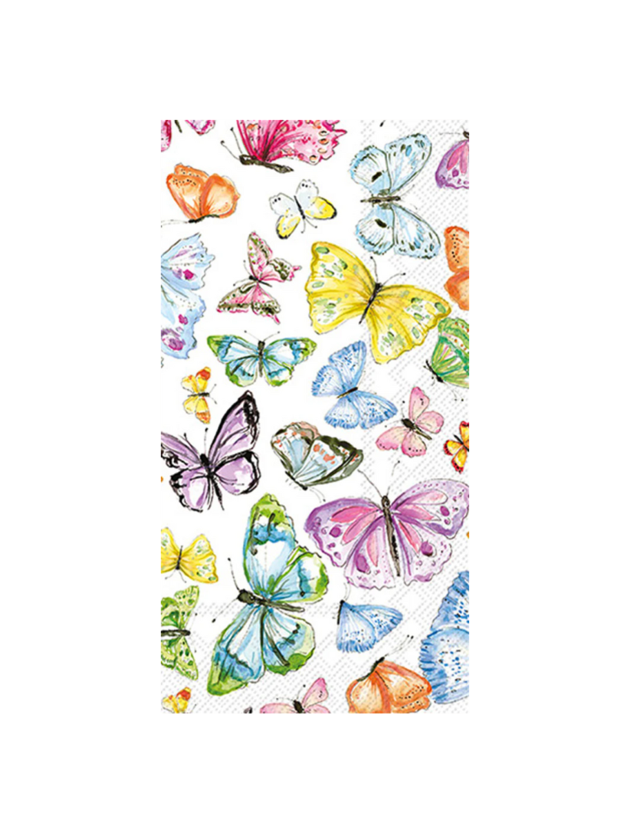 Rosanne Beck Boston International butterflies, multicolor, nature, elegant, vibrant, charming, decorative, uplifting, lively, serene Spring Jincy's