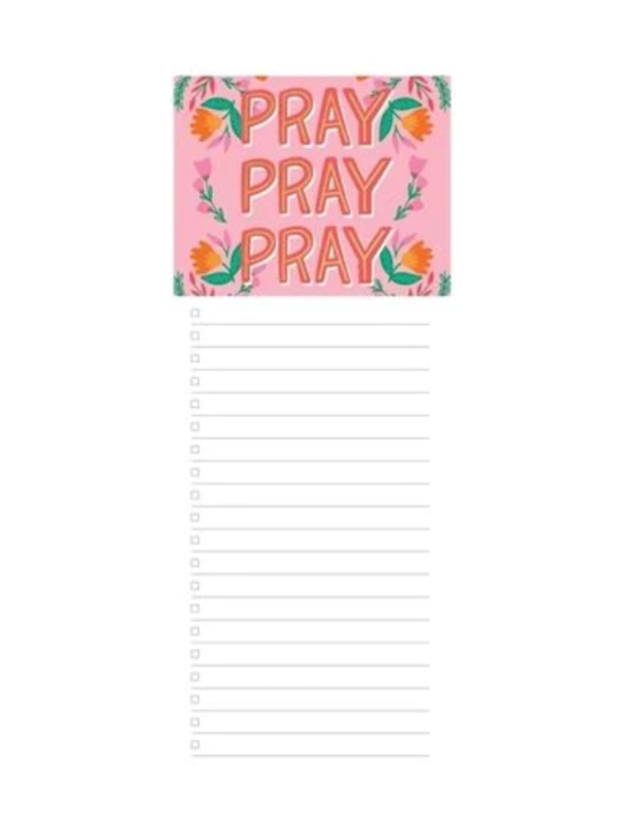 Mary Square | Pray Pray Pray Magnetic Notepad