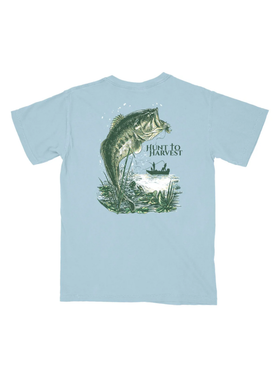 Hunt To Harvest | YOUTH Rippin Lips Tee - Columbia Blue