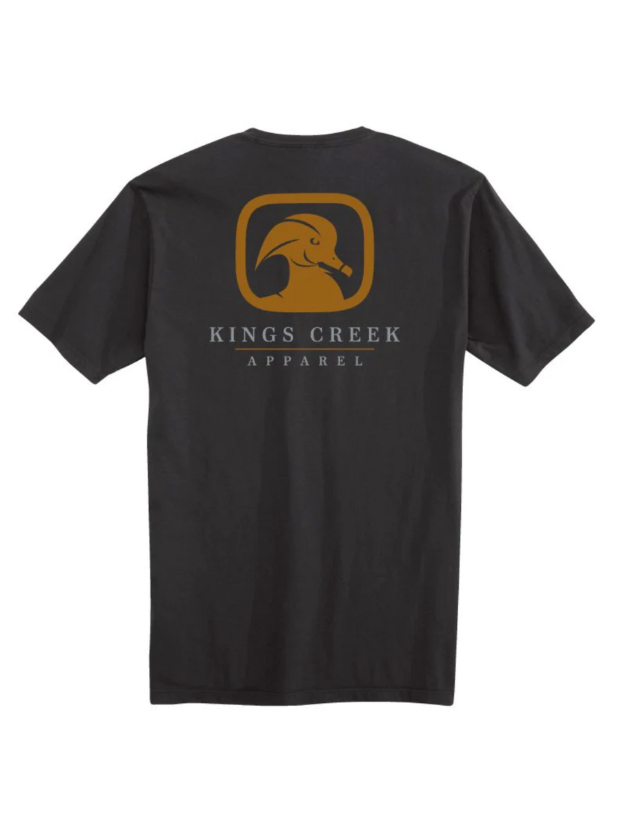 Kings Creek | Logo T-shirt - Black/Orange