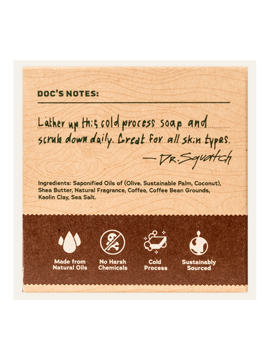 Dr. Squatch | 5oz Bar Soap - Cold Brew Cleanse