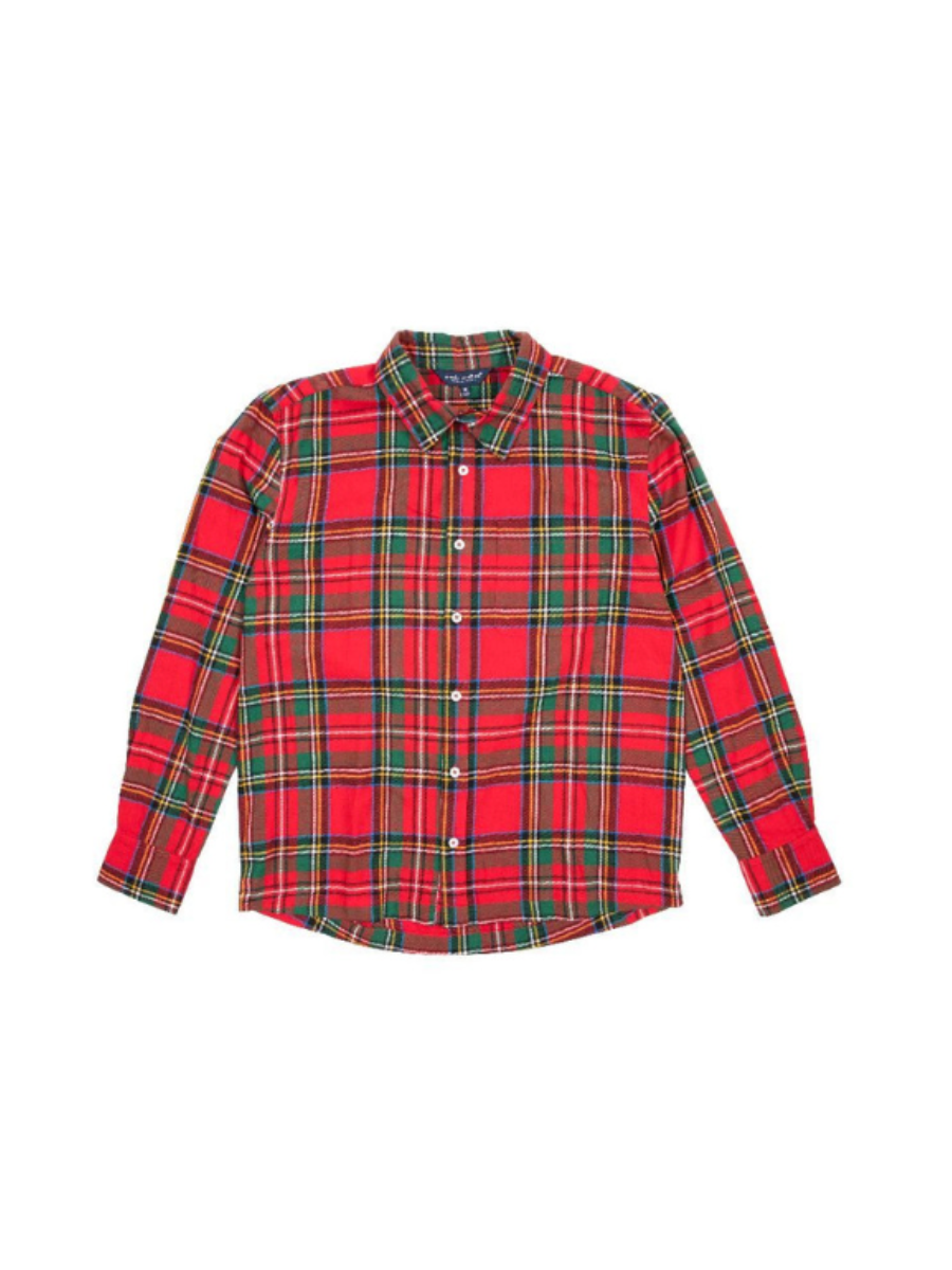 Simply Southern | Holiday Flannel Shirt - Red