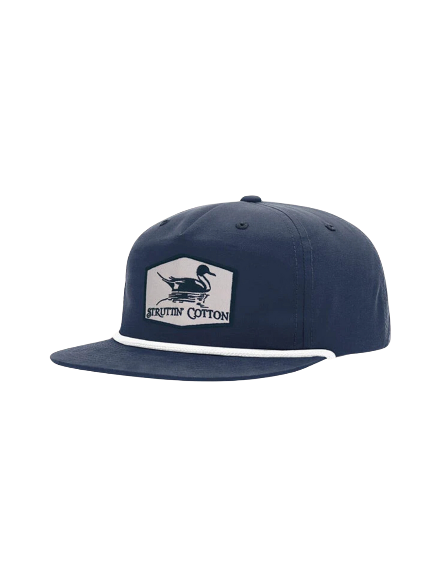 Struttin' Cotton | Pintail Patch with Rope Hat - Navy