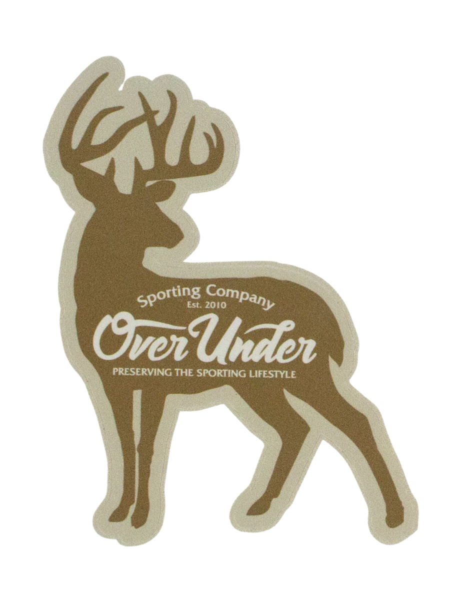 Over Under | Whitetail Silhouette Sticker