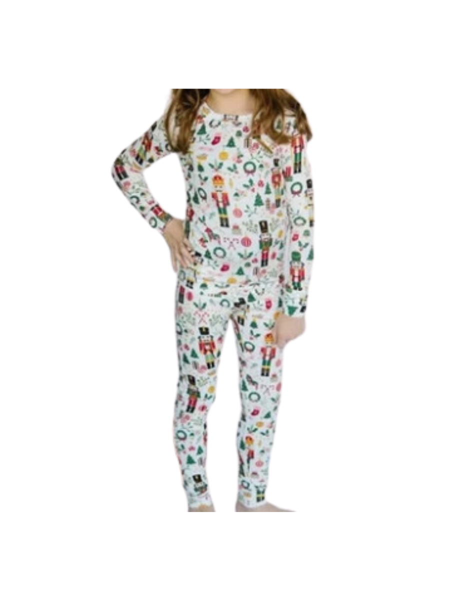 Mary Square | YOUTH Annie L/S Pajama Pant Set - Nutcracker
