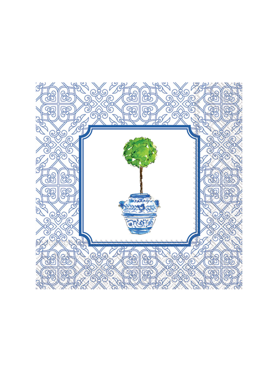Rosanne Beck Boston International topiary, botanical, elegant, garden party, sophisticated, blue and white, contemporary, classic, stylish, refined Jincy's 