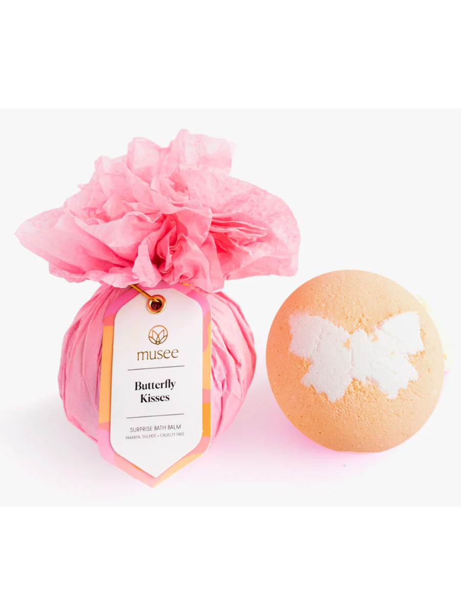 Musee Butterfly Kisses Bath Balm Bath Bomb Butterfly Gift Jincy's