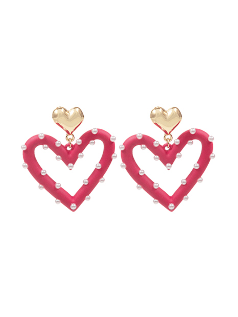 Redeeming Love Earrings - Red