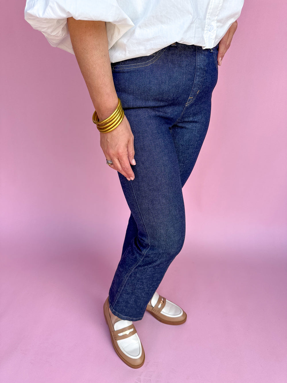 SPANX | Kick Flare Jeans - Raw Indigo