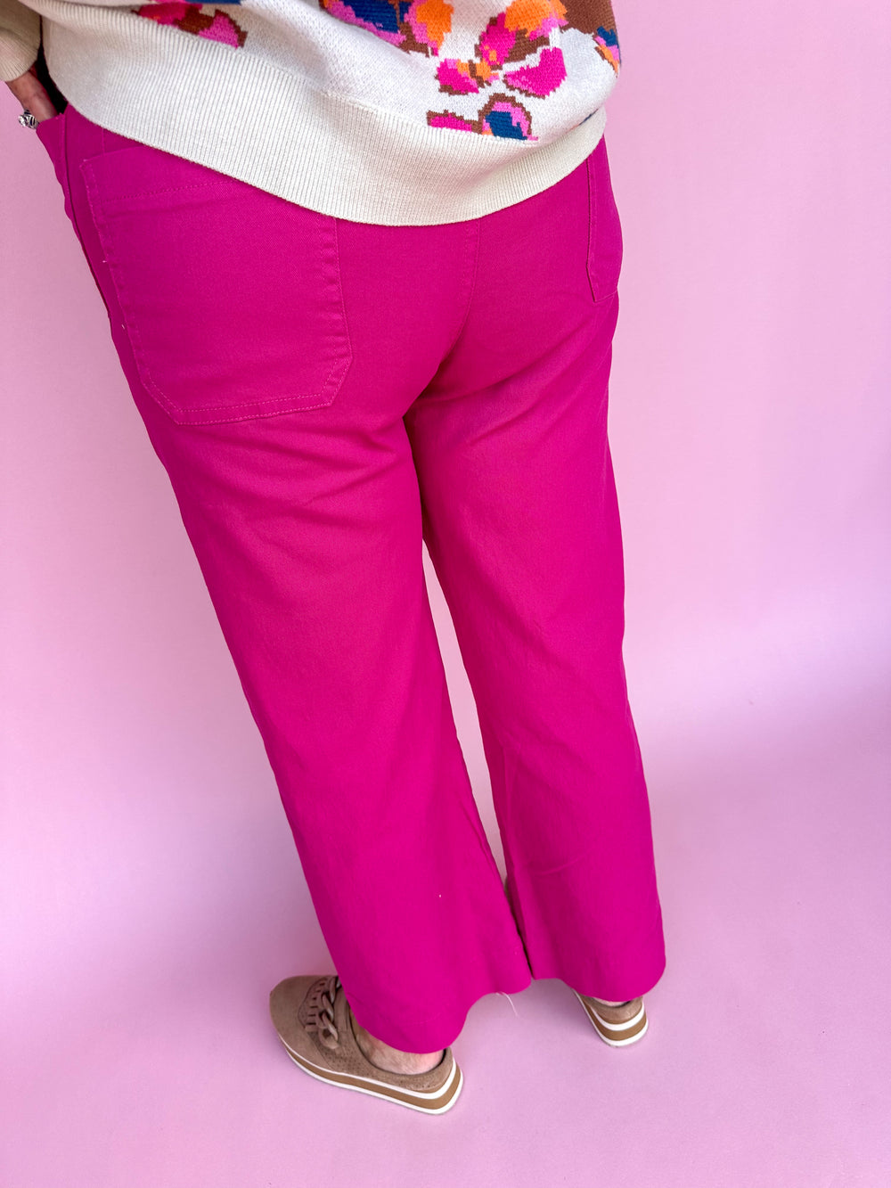 Top Of The Charts Pants - Magenta Berry