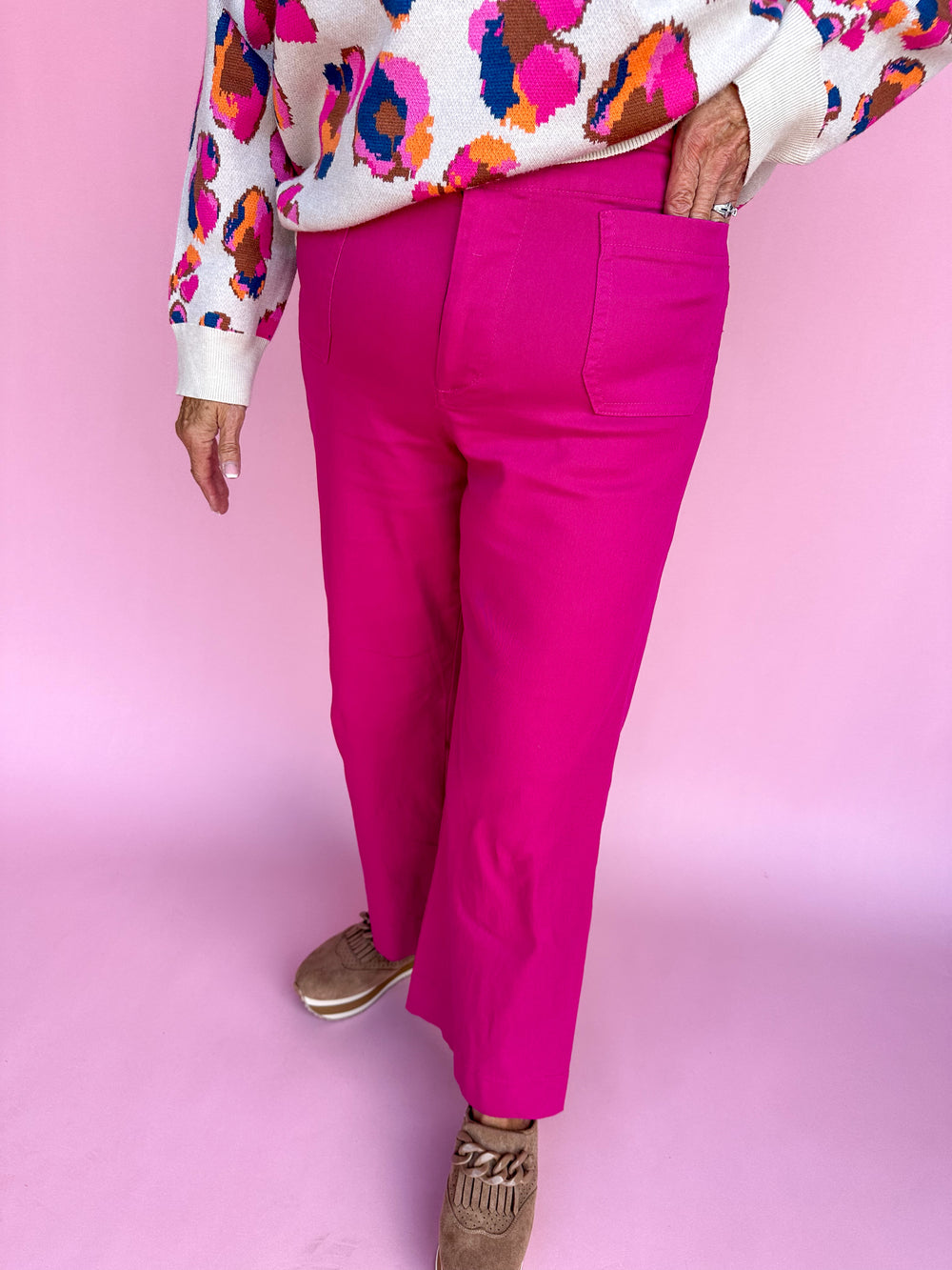 Top Of The Charts Pants - Magenta Berry