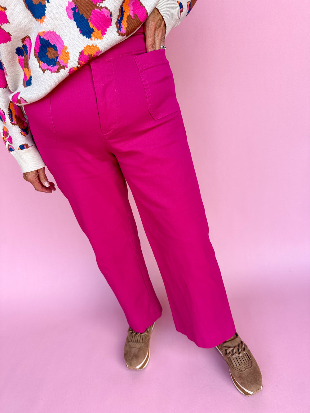 Top Of The Charts Pants - Magenta Berry