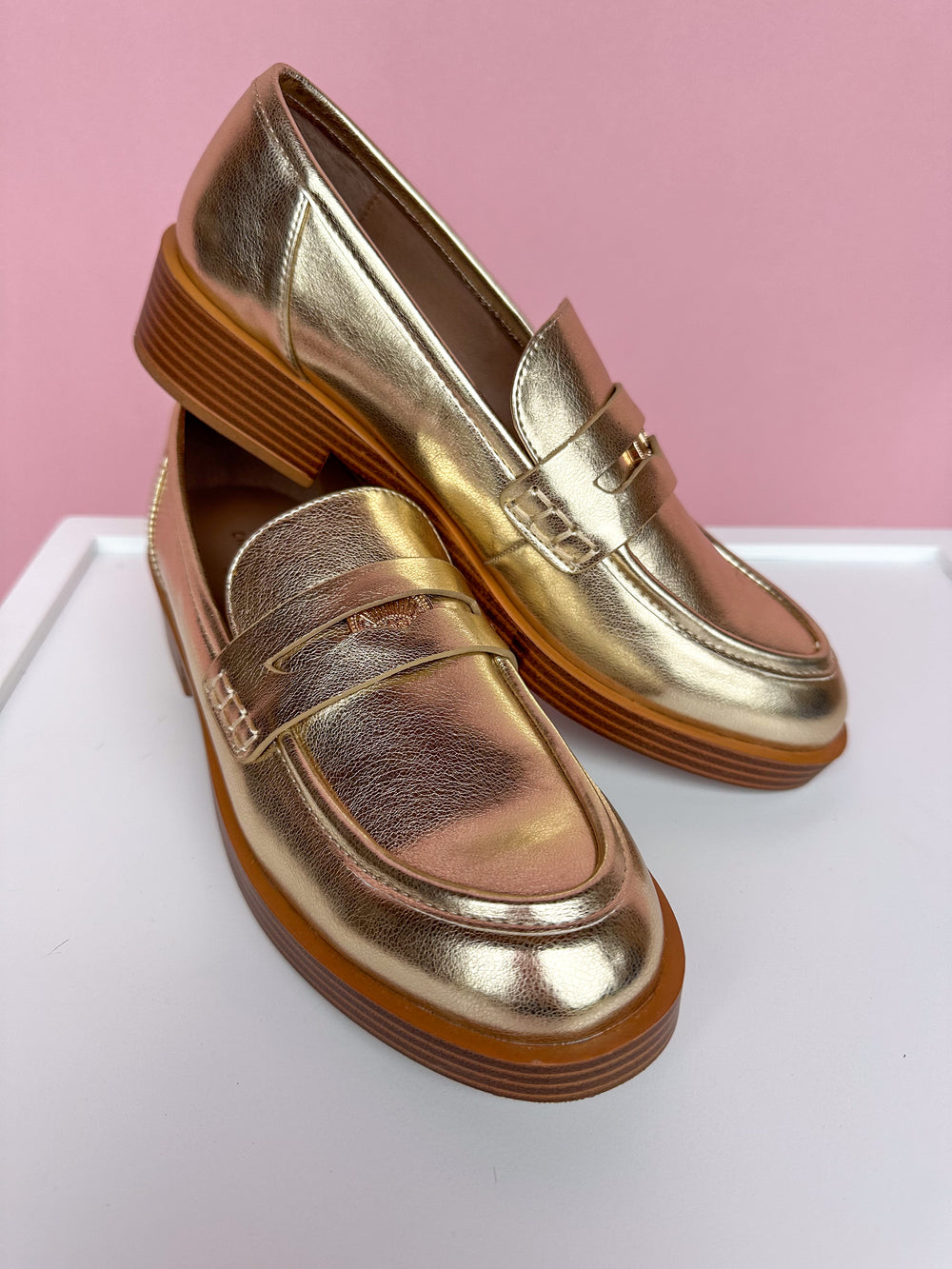 Chinese Laundry | Porter Metallic Loafer - Gold