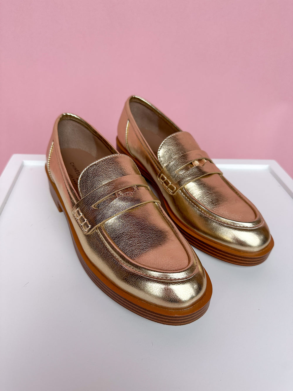 Chinese Laundry | Porter Metallic Loafer - Gold