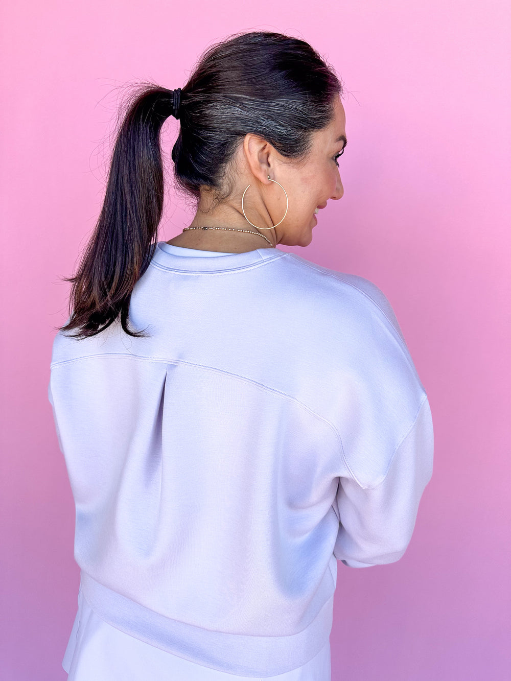 SPANX | AirEssentials Crew Sweatshirt - Violet Air