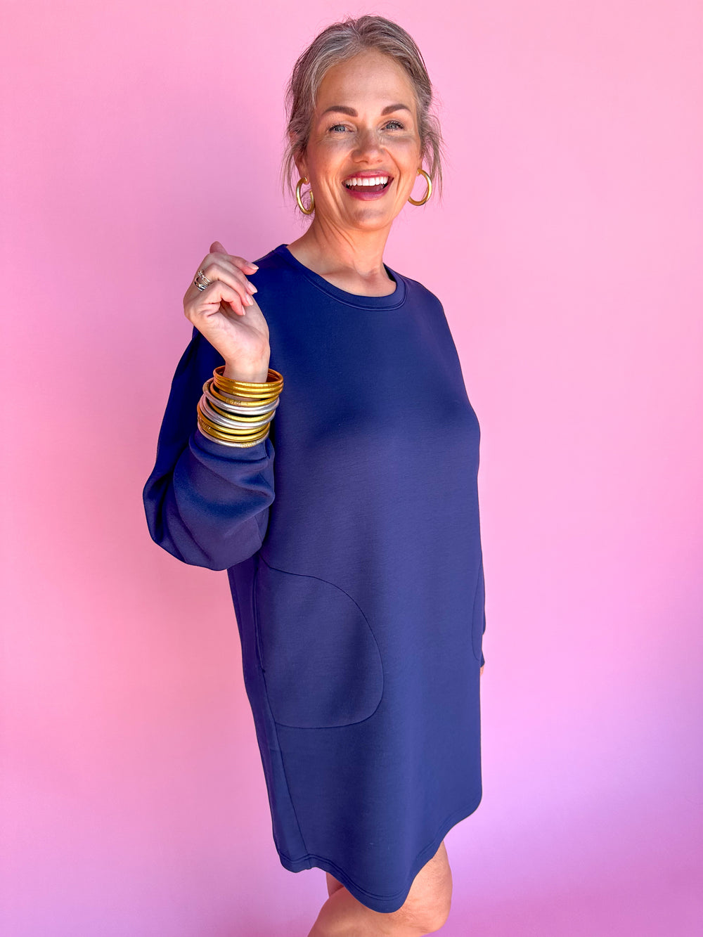 SPANX | Crew Neck Dress - Timeless Navy