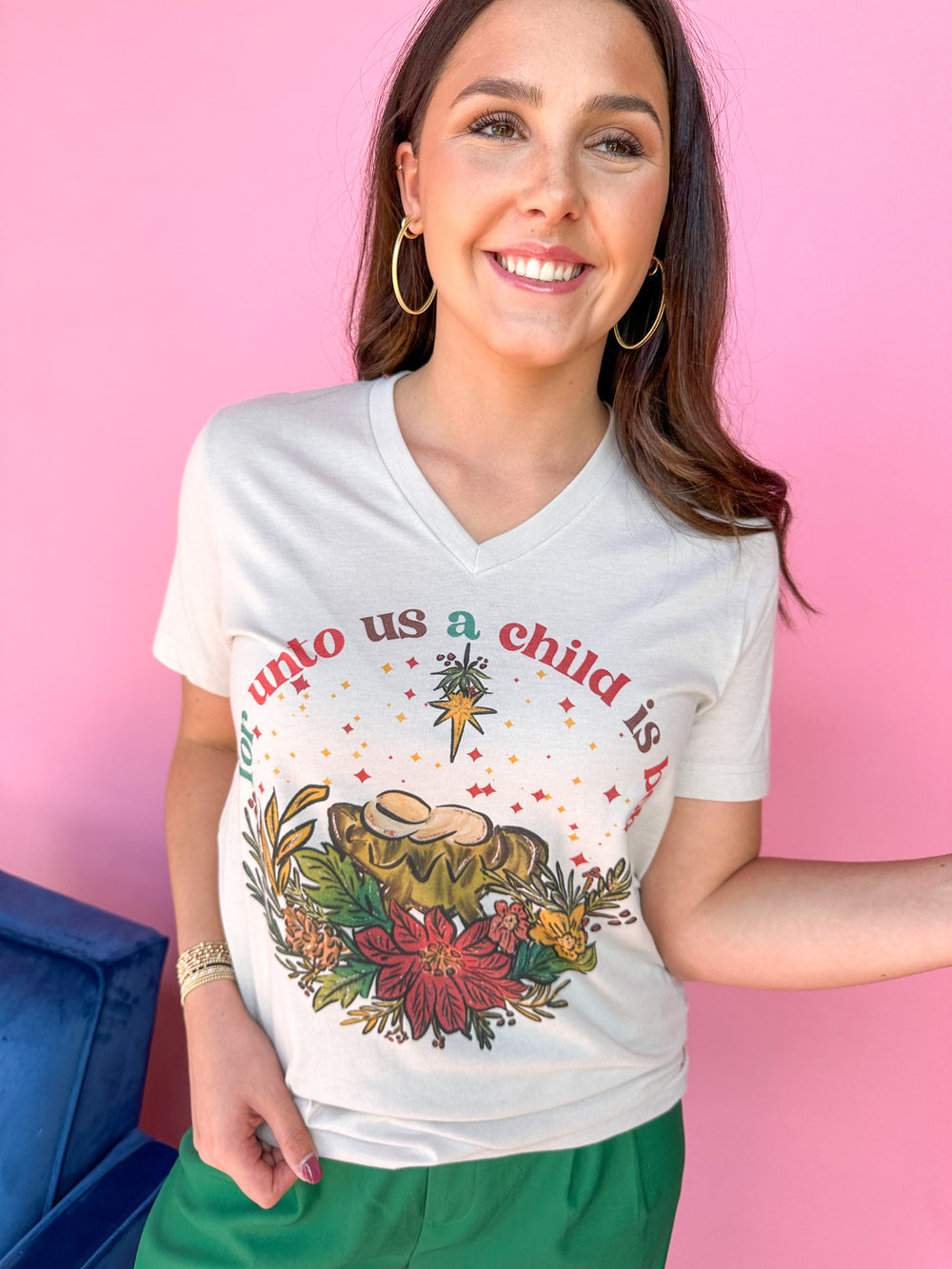For Unto Us A Child Is Born Tee