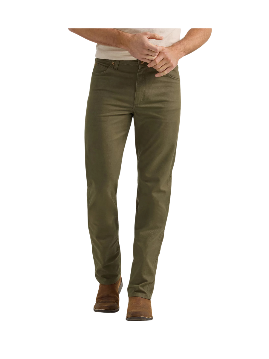 Wrangler Sea Turtle Tough Comfort Cowboy Cut Canvas Jean Green Men's Denim Jeans Pants Jincy's Tripp