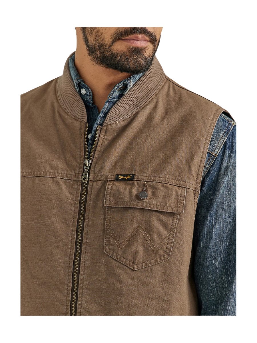 Wrangler | Men's Quilted Lined Rancher Vest