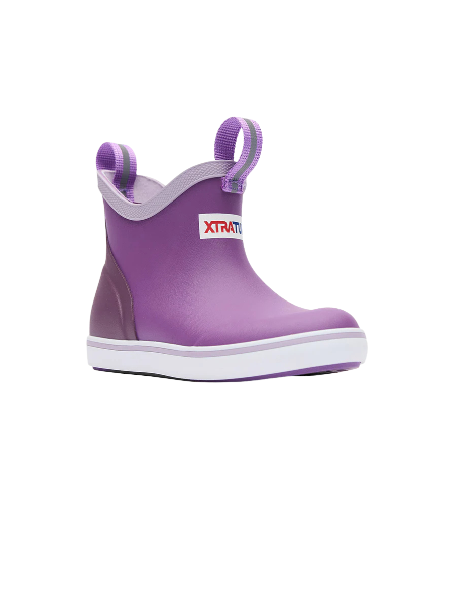 XTRATUF | Purple - YOUTH Ankle Deck Boot