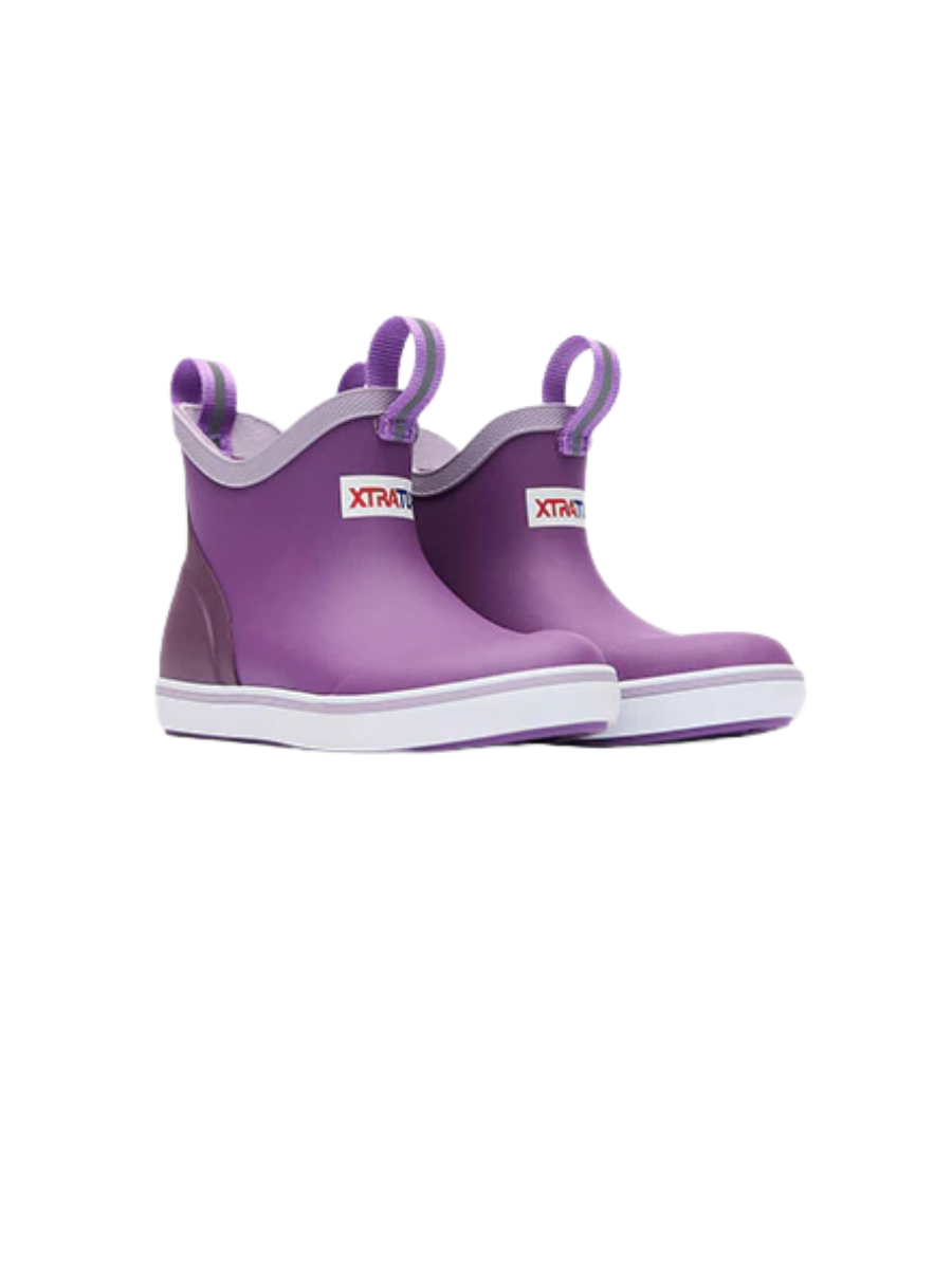 XTRATUF | Purple - YOUTH Ankle Deck Boot