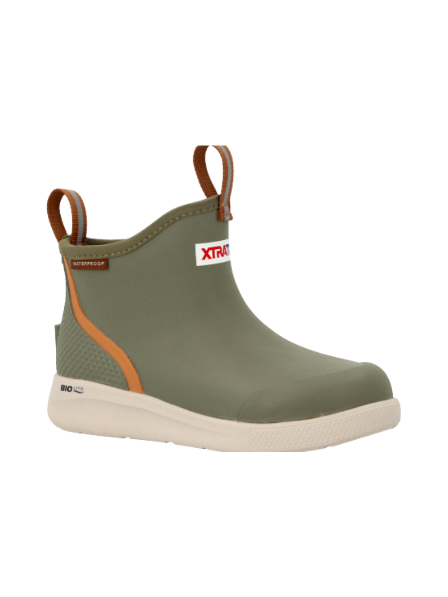 XTRATUF | YOUTH Ankle Deck Boot Sport - Olive