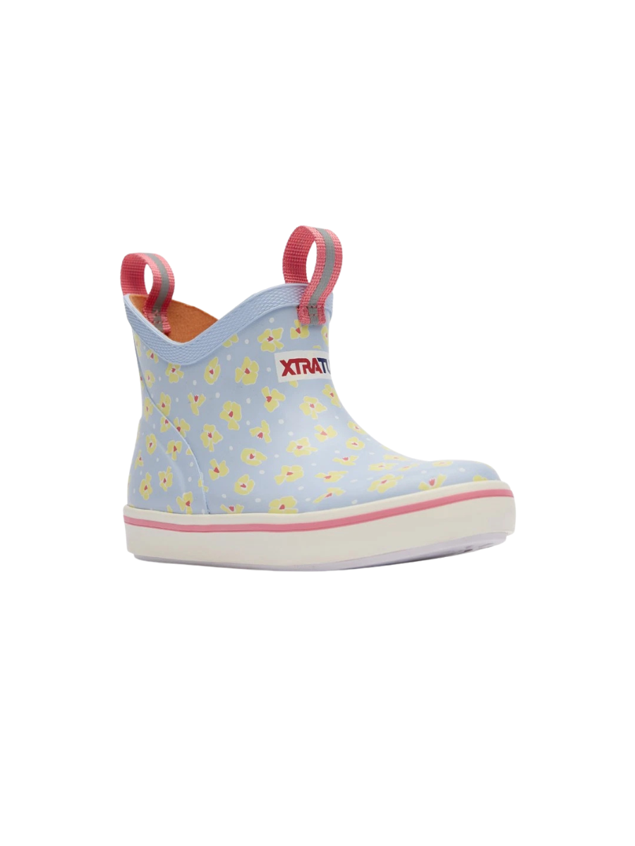 XTRATUF | Skyway Floral - YOUTH Ankle Deck Boot