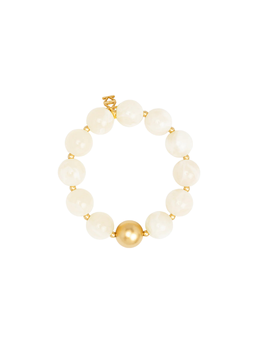 Sadie Resin Bracelet - White
