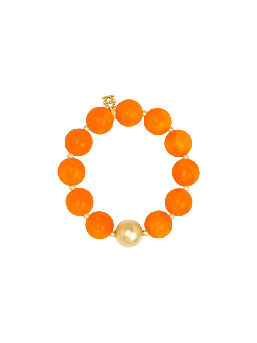 Sadie Resin Bracelet - Orange