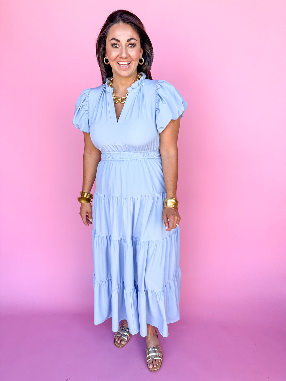 Picture Perfect Dress - Chambray